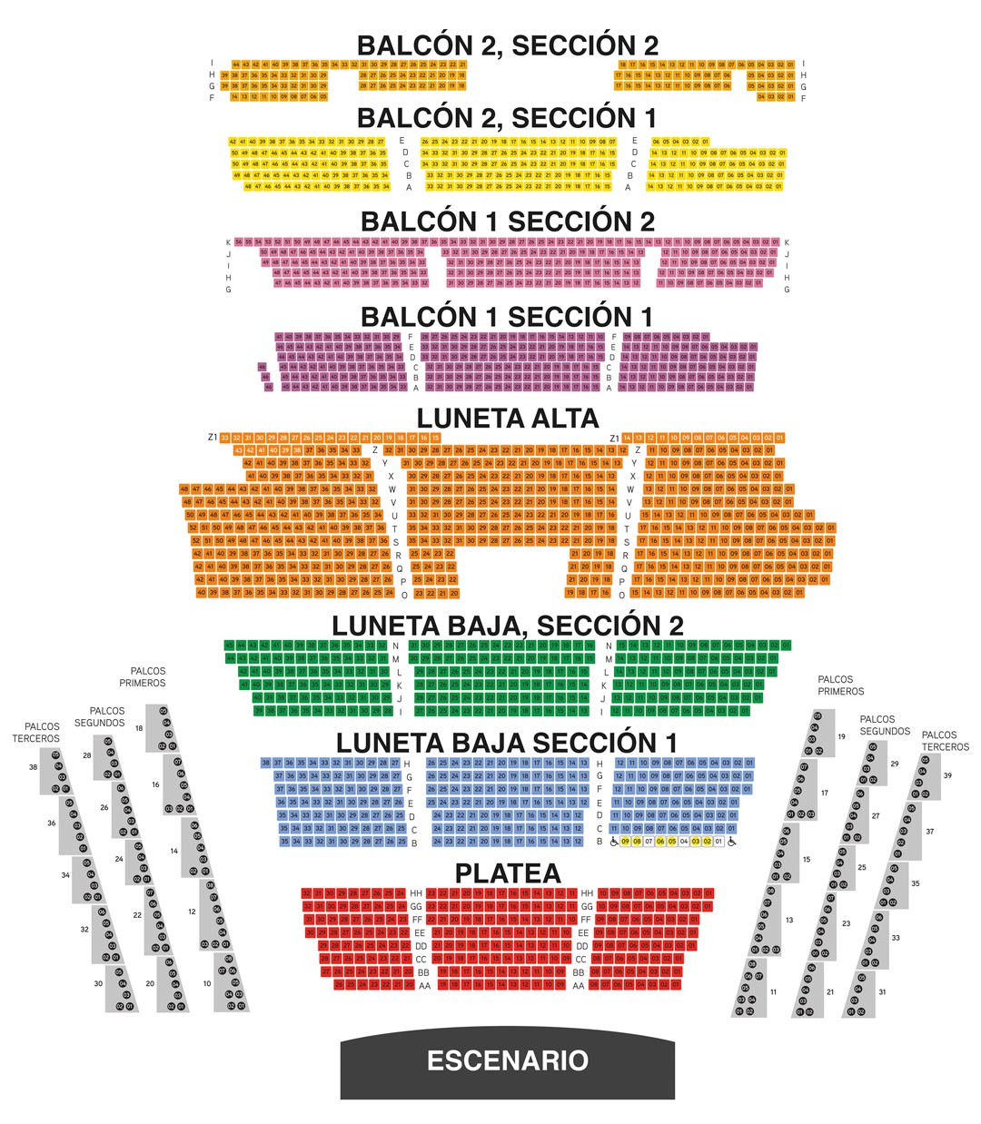 mapa teatro diana